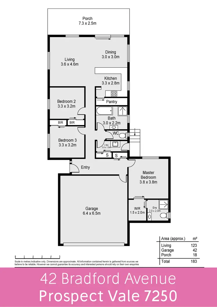 Floorplan of Homely house listing, 42 Bradford Avenue, Prospect Vale TAS 7250