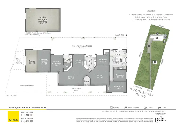 Floorplan of Homely house listing, 51 Mudgeeraba Road, Worongary QLD 4213