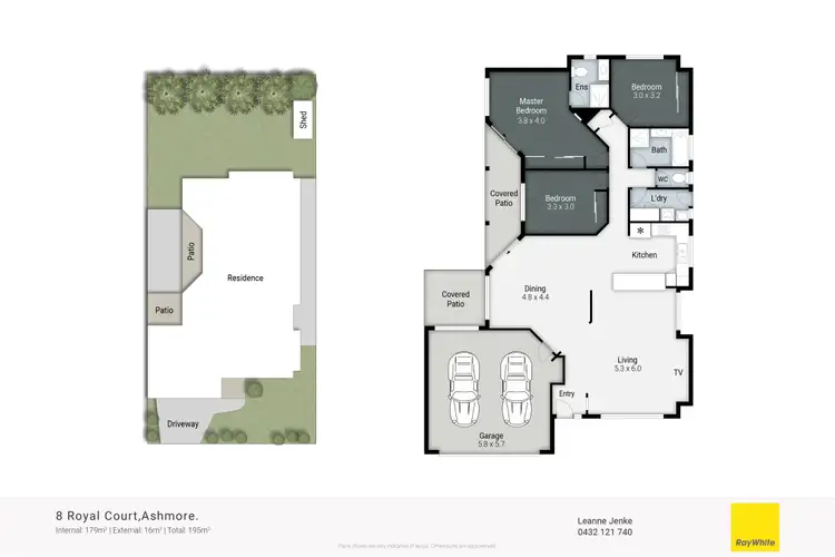 Floorplan of Homely house listing, 8 Royal Court, Ashmore QLD 4214