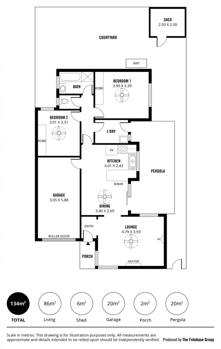 Floorplan of Homely unit listing, 4/11 Fifth Avenue, Cheltenham SA 5014