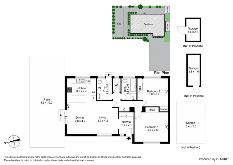 Floorplan of Homely unit listing, 2/8 Caesar Street, Mulgrave VIC 3170