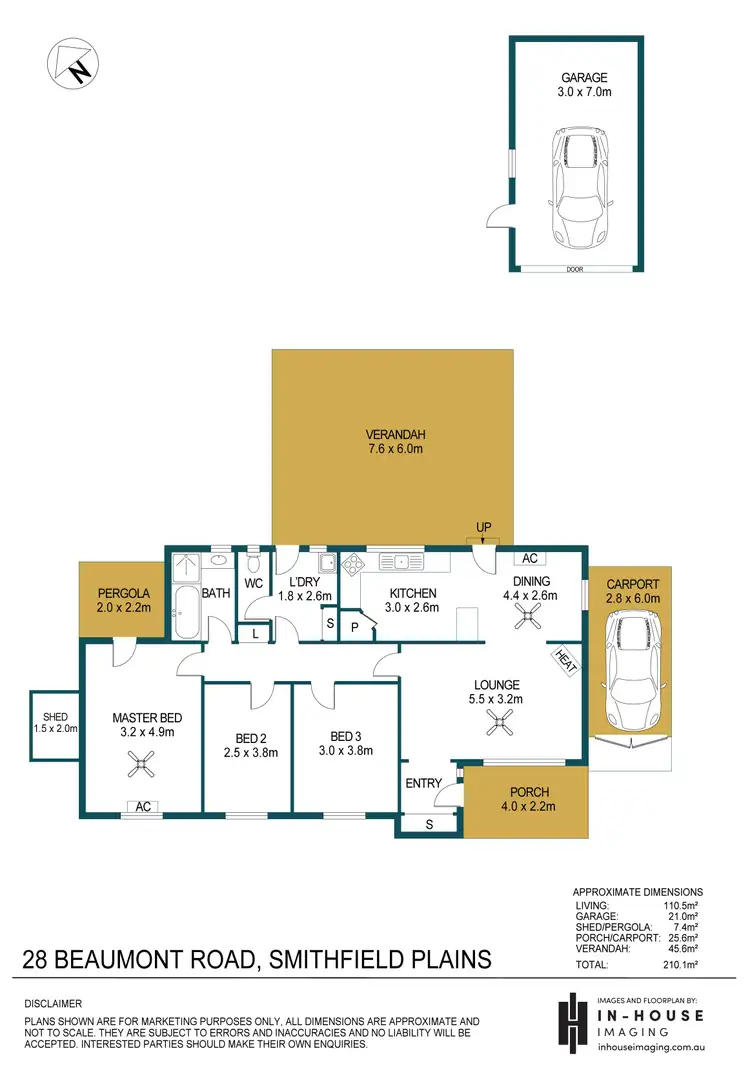 Floorplan of Homely house listing, 28 Beaumont Road, Smithfield Plains SA 5114