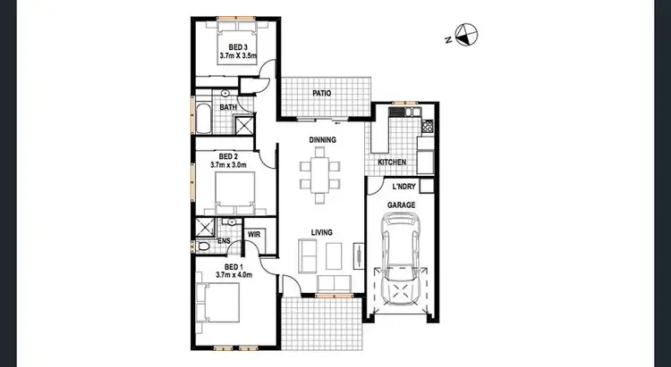 Floorplan of Homely unit listing, 31/24 Jessica Drive, Upper Coomera QLD 4209