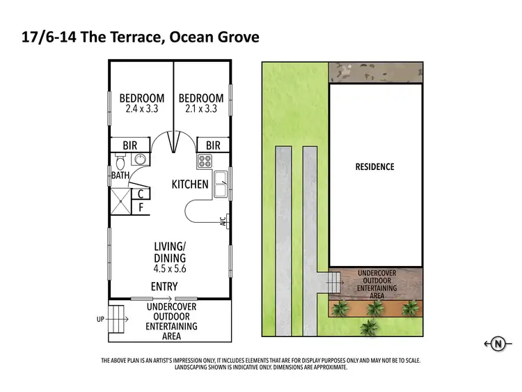 Floorplan of Homely unit listing, 17/6-14 The Terrace, Ocean Grove VIC 3226