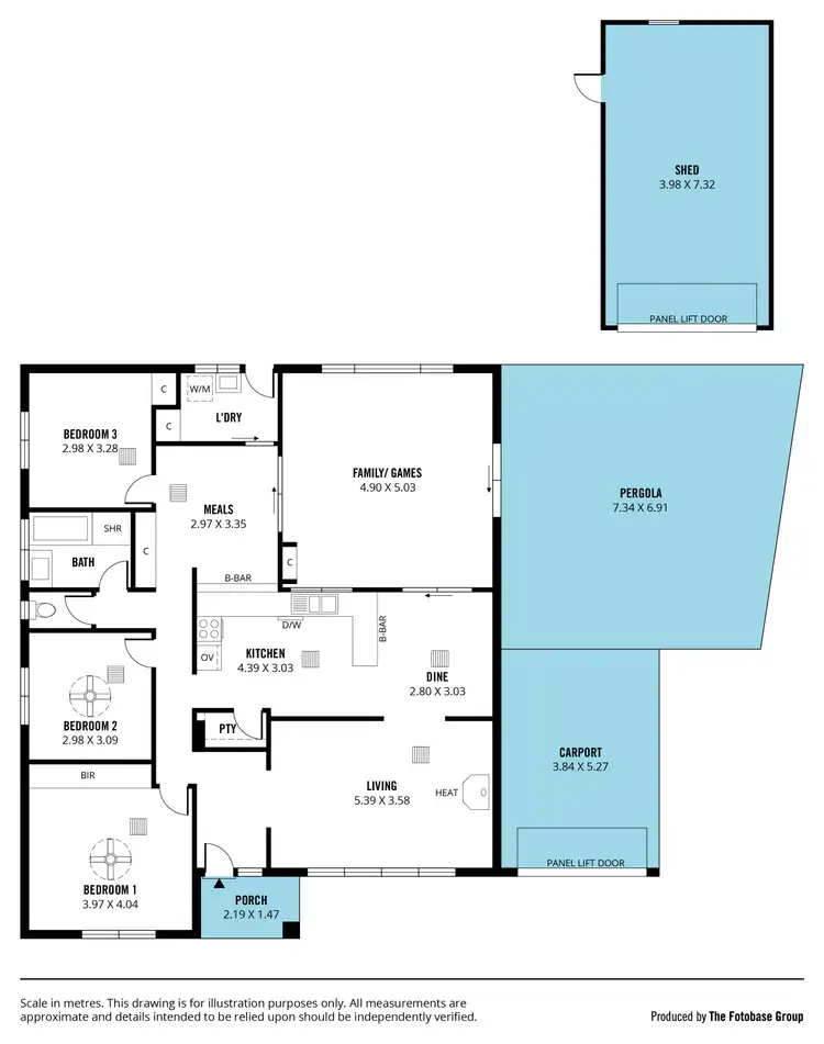 Floorplan of Homely house listing, 5 Warakila Court, Sheidow Park SA 5158