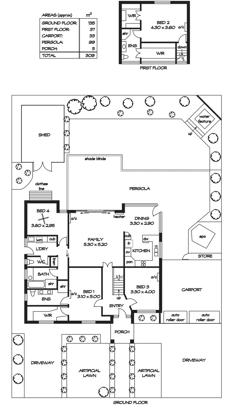 Floorplan of Homely house listing, 38 Benjamin Street, Manningham SA 5086