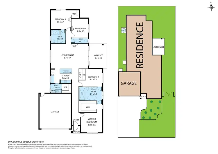 Floorplan of Homely house listing, 50 Columbus Street, Burdell QLD 4818