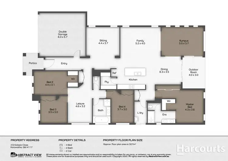 Floorplan of Homely house listing, 3 Entolasia Close, Karawatha QLD 4117
