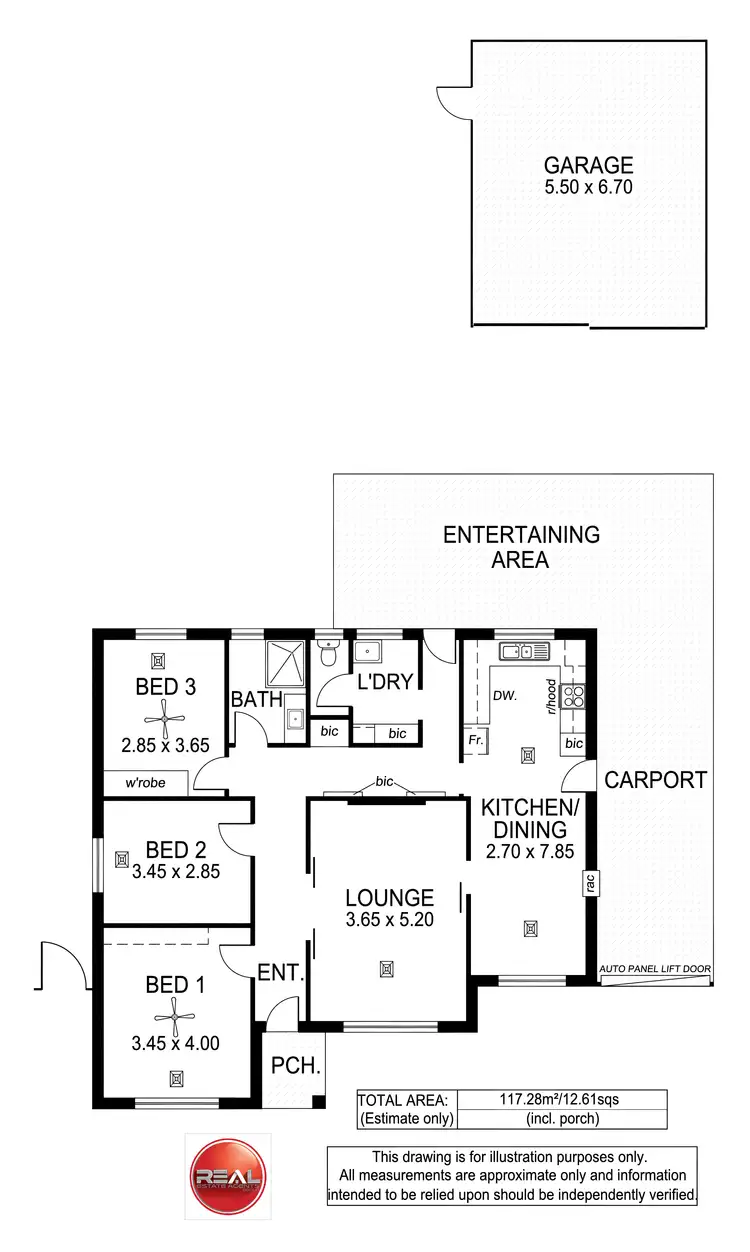 Floorplan of Homely house listing, 3 Gluyas Avenue, Grange SA 5022