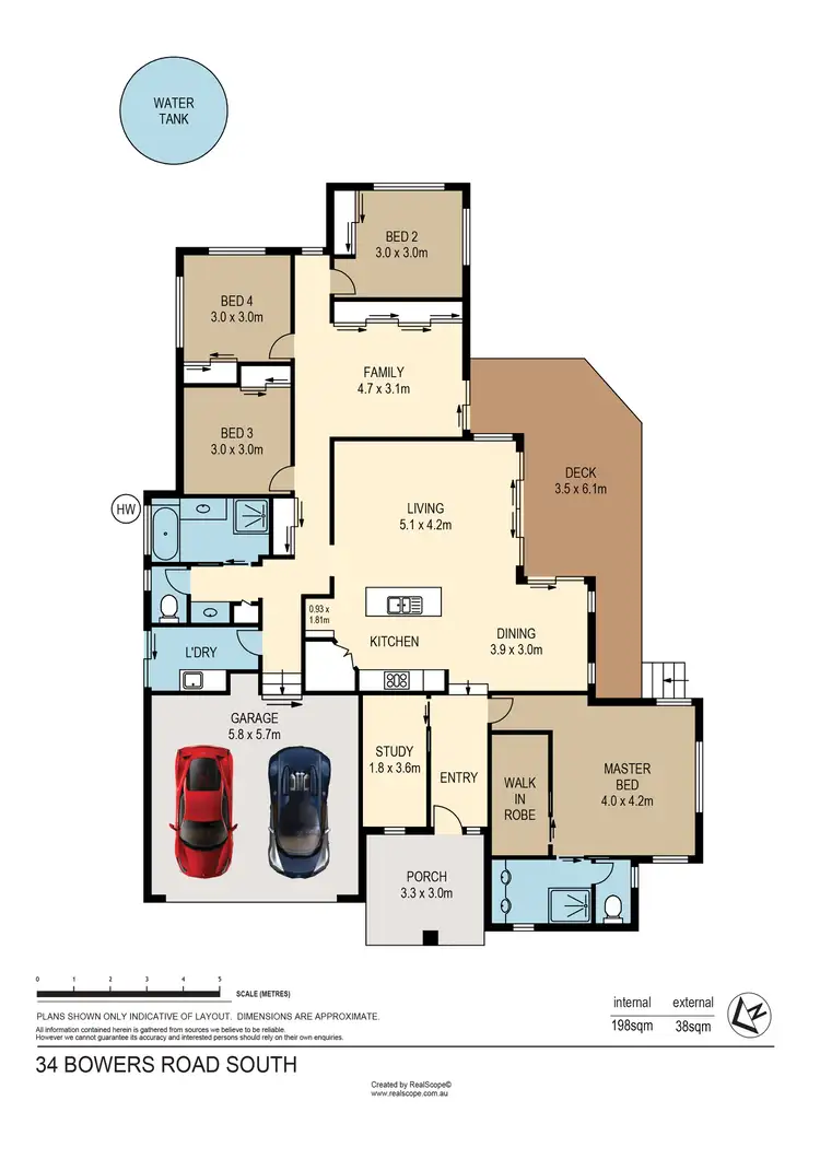 Floorplan of Homely house listing, 34 Bowers Road South, Everton Hills QLD 4053