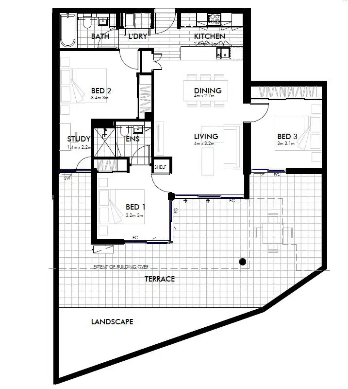 Floorplan of Homely apartment listing, 32 Gonzales Street, Macgregor QLD 4109