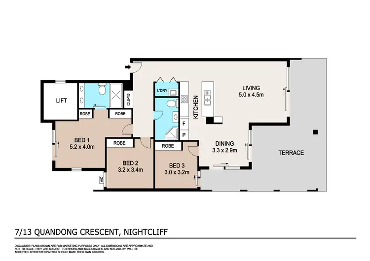 Floorplan of Homely unit listing, 7/13 Quandong Crescent, Nightcliff NT 810
