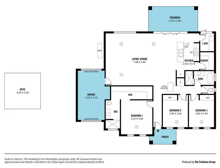 Floorplan of Homely house listing, 4 Crisp Street, Aldinga Beach SA 5173