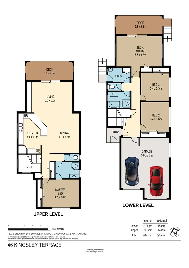 Floorplan of Homely house listing, 46 Kingsley Terrace, Wynnum QLD 4178