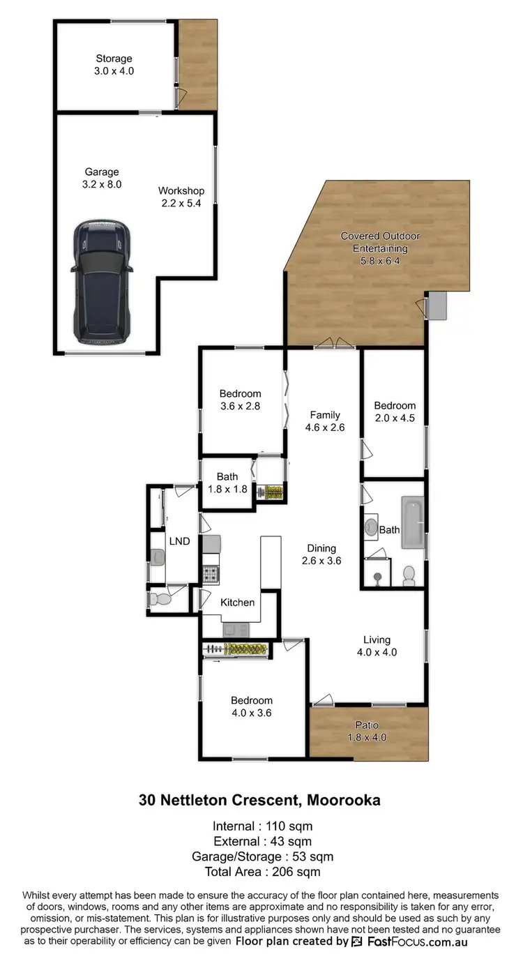 Floorplan of Homely house listing, 30 Nettleton Crescent, Moorooka QLD 4105