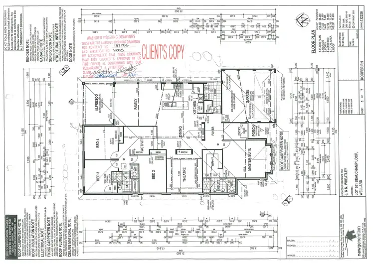 Floorplan of Homely house listing, 110 Beauchamp Loop, Wellard WA 6170
