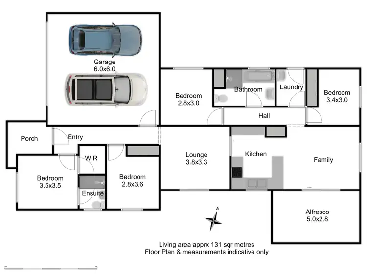 Floorplan of Homely house listing, 8 Mulhall Place, Orange NSW 2800