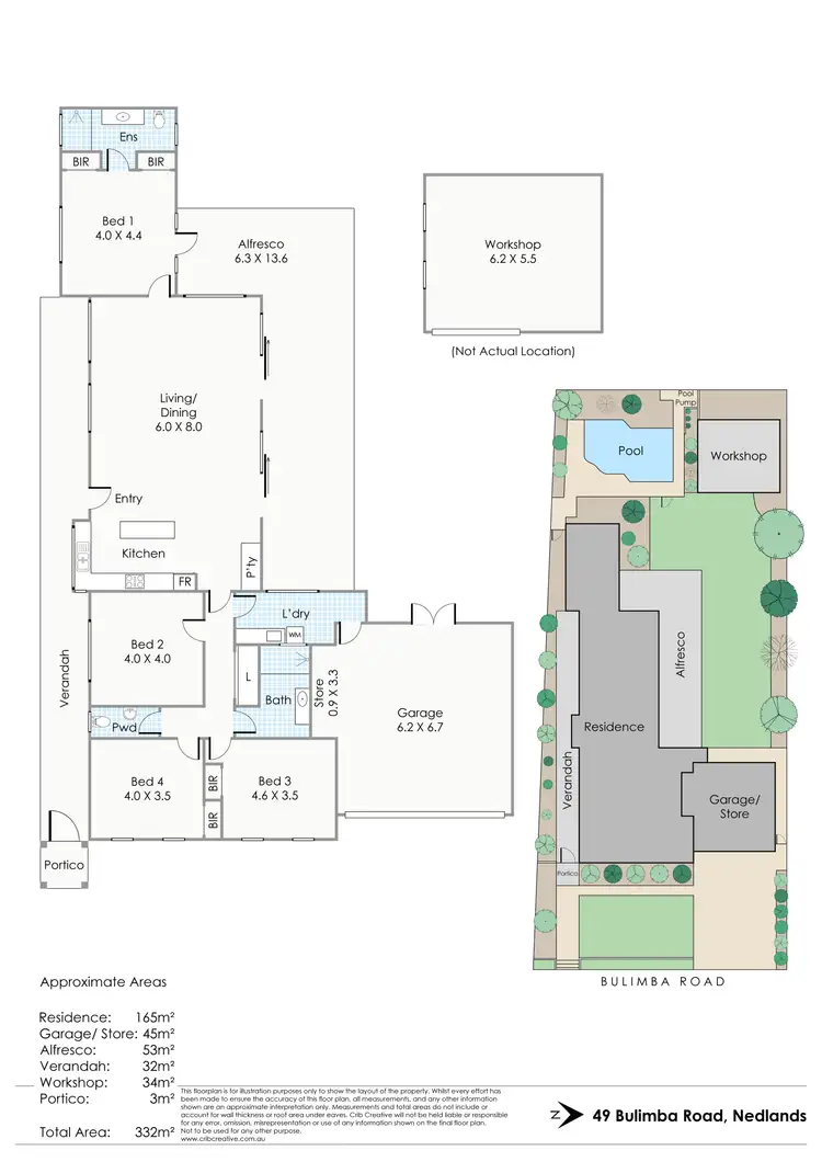 Floorplan of Homely house listing, 49 Bulimba Road, Nedlands WA 6009