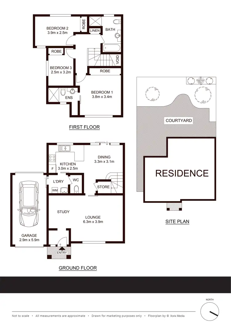Floorplan of Homely townhouse listing, Address available on request