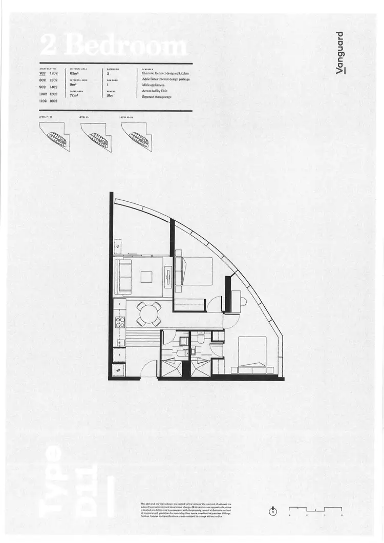 Floorplan of Homely apartment listing, 1302/803 Dandenong Rd, Malvern East VIC 3145
