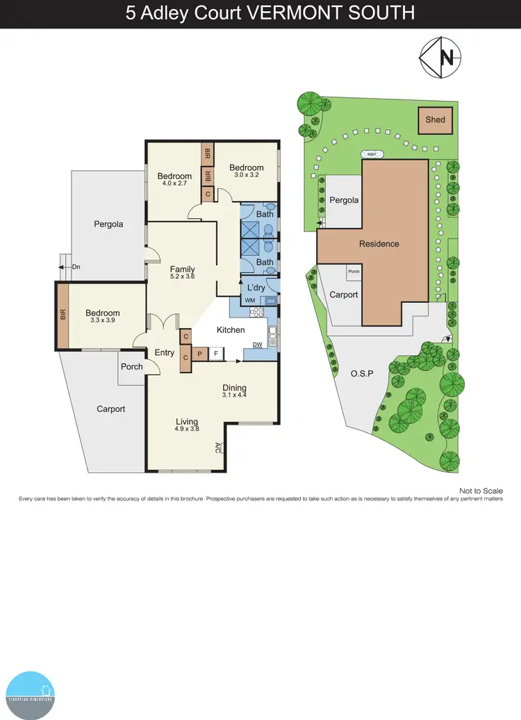 Floorplan of Homely house listing, 5 Adley Court, Vermont South VIC 3133