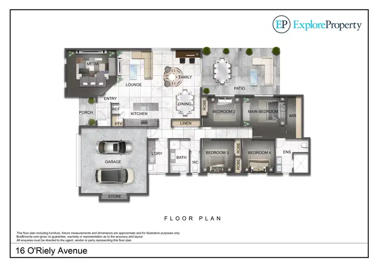 Floorplan of Homely house listing, 16 O'Riely Avenue, Marian QLD 4753
