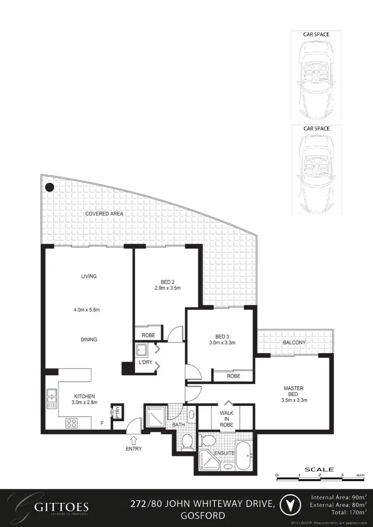 Floorplan of Homely unit listing, 272/80 John Whiteway Drive, Gosford NSW 2250