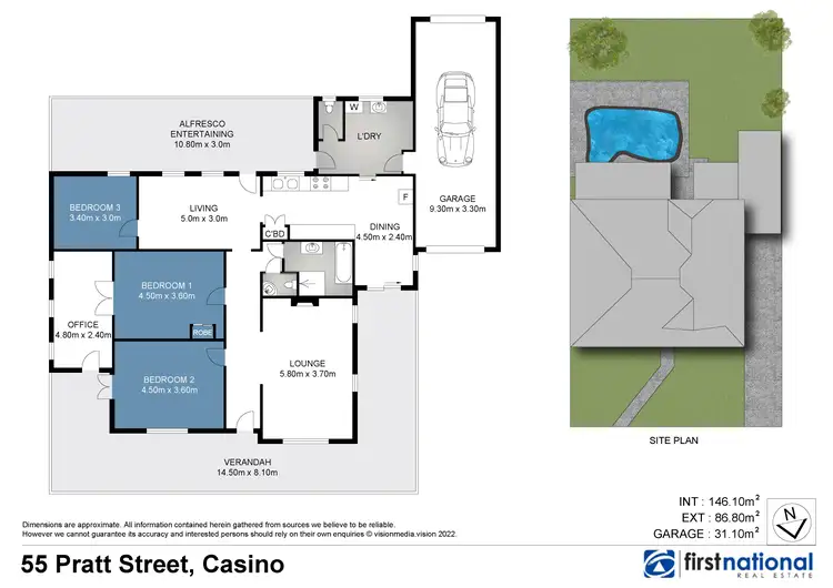 Floorplan of Homely house listing, 55 Pratt Street, Casino NSW 2470