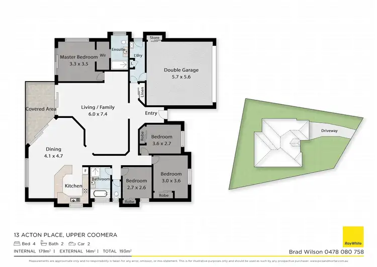 Floorplan of Homely house listing, 13 Acton Place, Upper Coomera QLD 4209