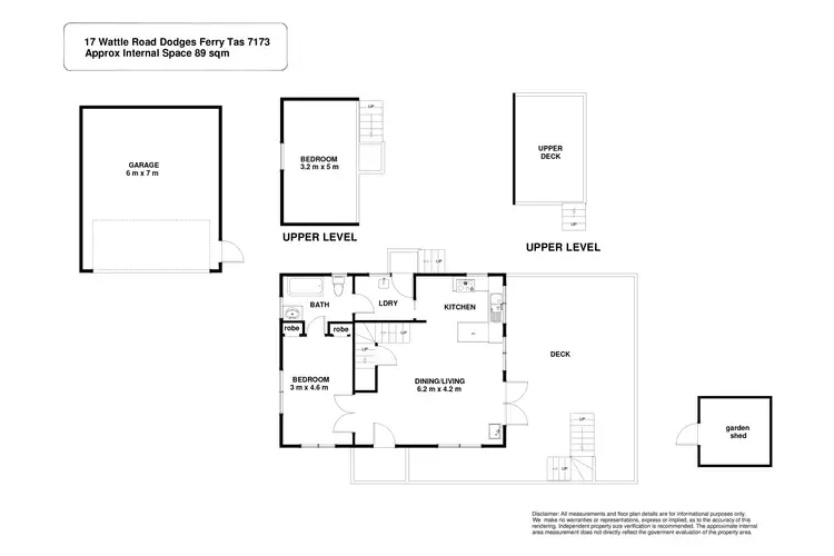 Floorplan of Homely house listing, 17 Wattle Road, Dodges Ferry TAS 7173
