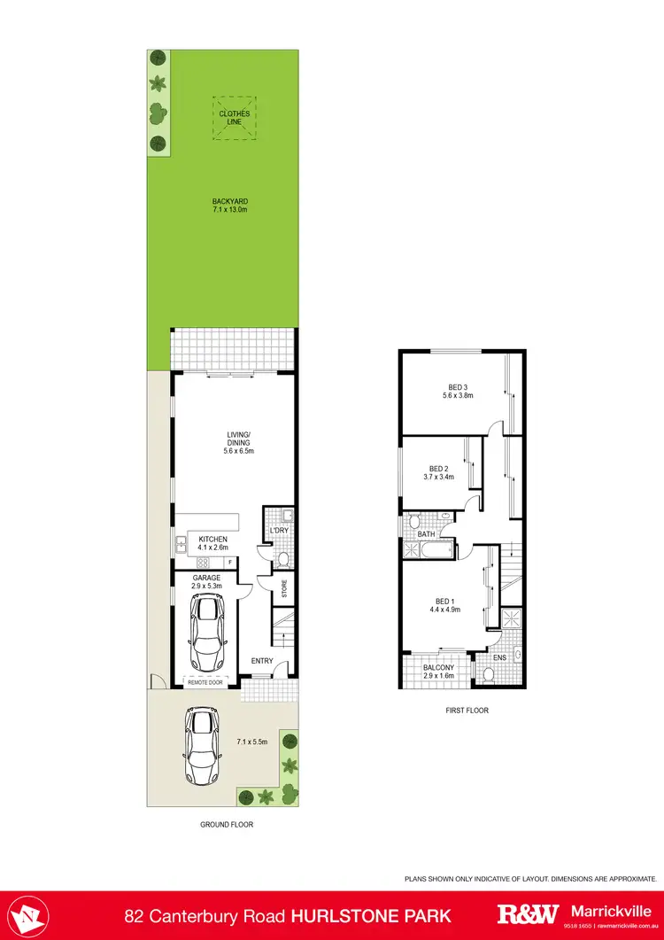 Floorplan of Homely house listing, 82 Canterbury Road, Hurlstone Park NSW 2193