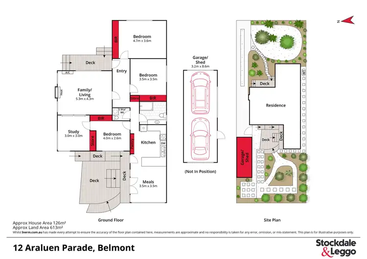 Floorplan of Homely house listing, 12 Araluen Parade, Belmont VIC 3216