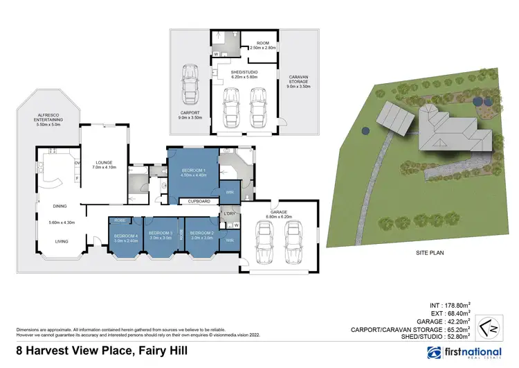 Floorplan of Homely house listing, 8 Harvest View Place, Fairy Hill NSW 2470