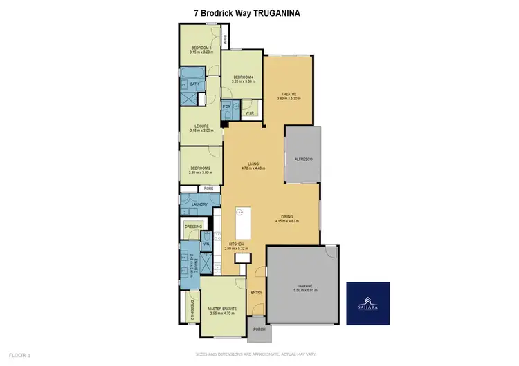 Floorplan of Homely house listing, 7 Brodrick Way, Truganina VIC 3029