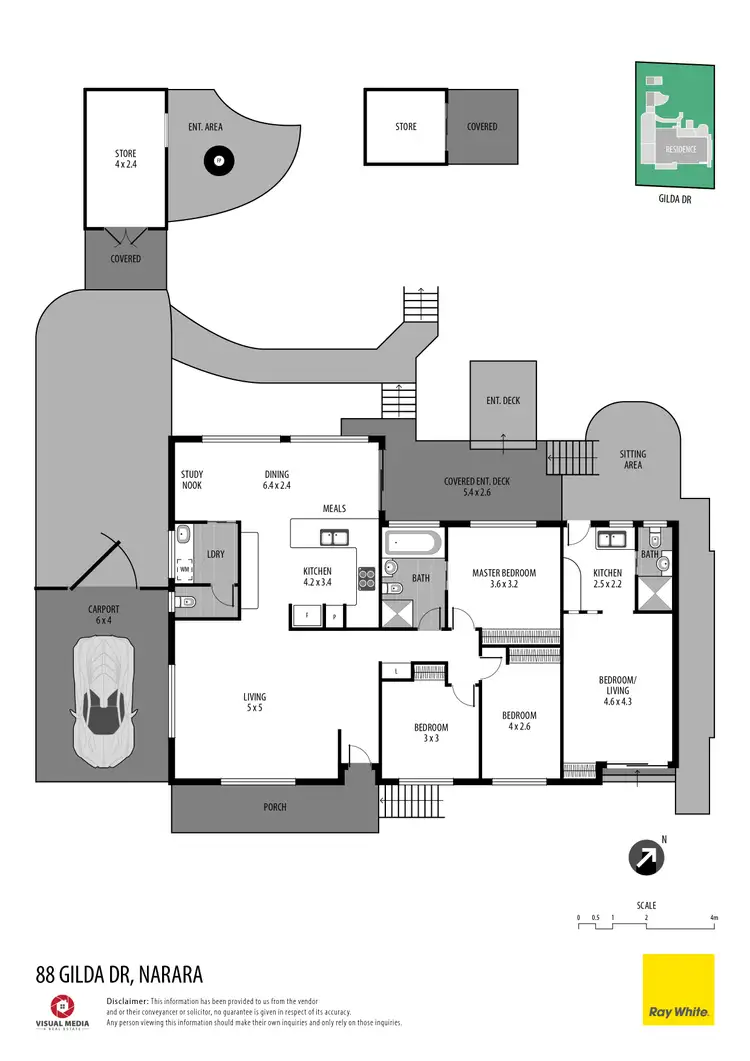 Floorplan of Homely house listing, 88 Gilda Drive, Narara NSW 2250