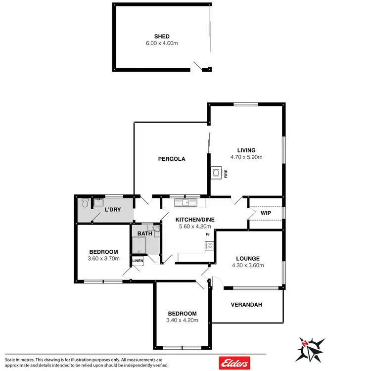 Floorplan of Homely house listing, 90 SEAVIEW ROAD, Victor Harbor SA 5211