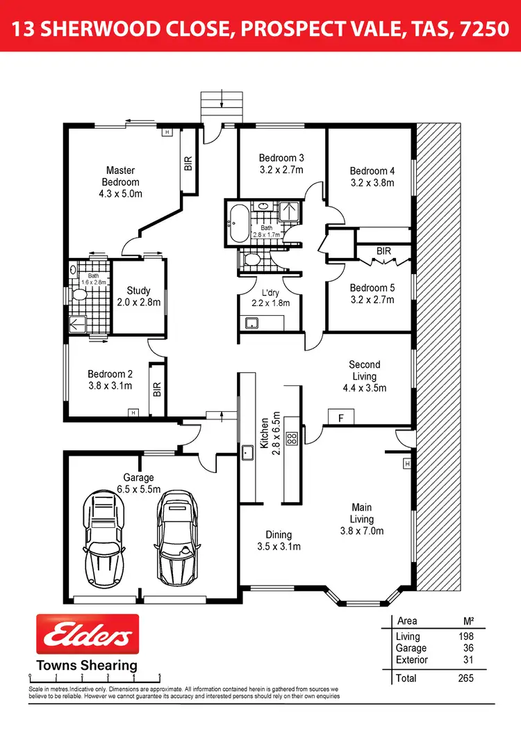 Floorplan of Homely house listing, 13 Sherwood Close, Prospect Vale TAS 7250