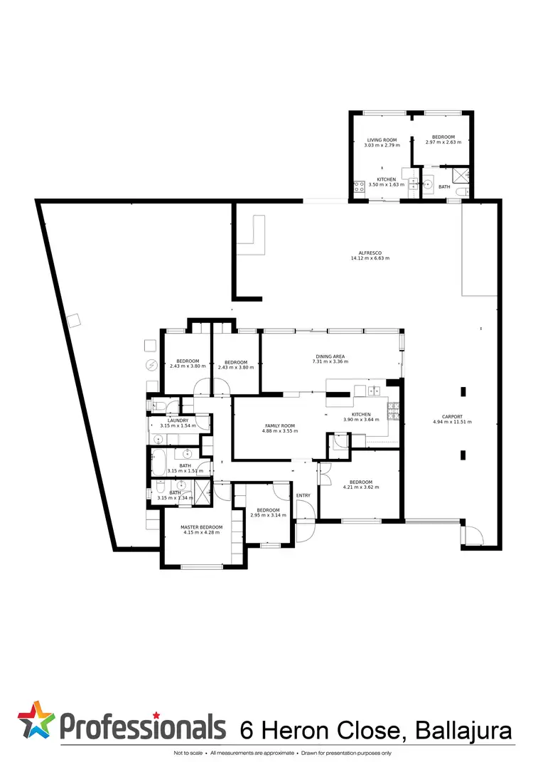 Floorplan of Homely house listing, 6 Heron Close, Ballajura WA 6066