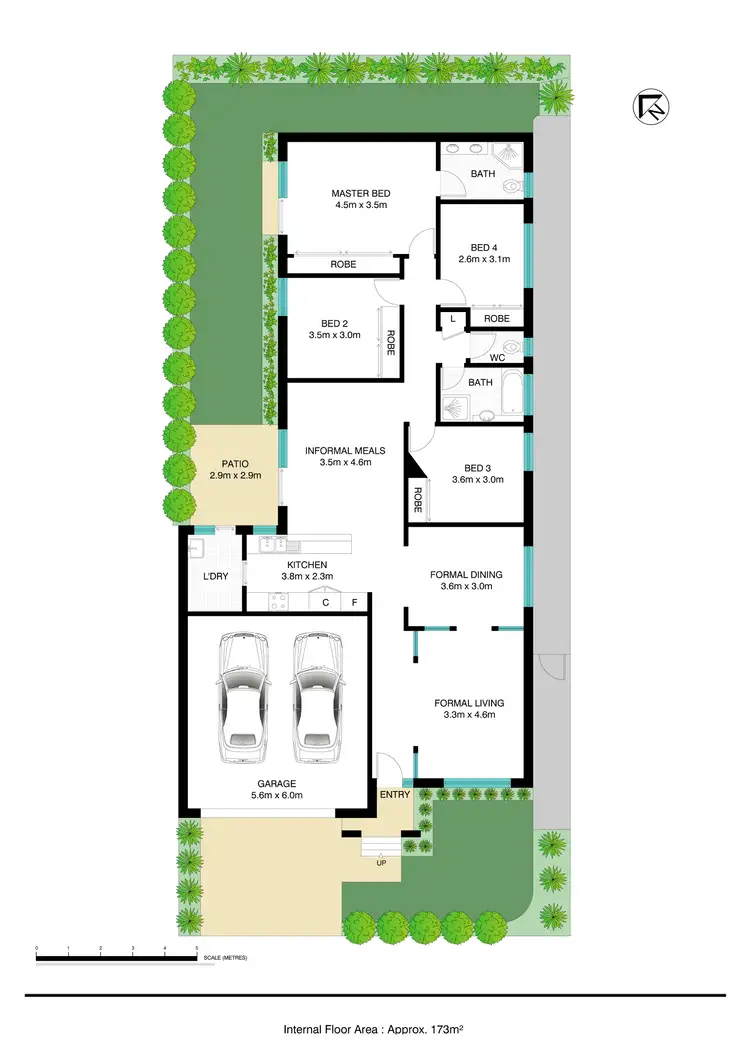 Floorplan of Homely house listing, 73 Greendale Tce, Quakers Hill NSW 2763