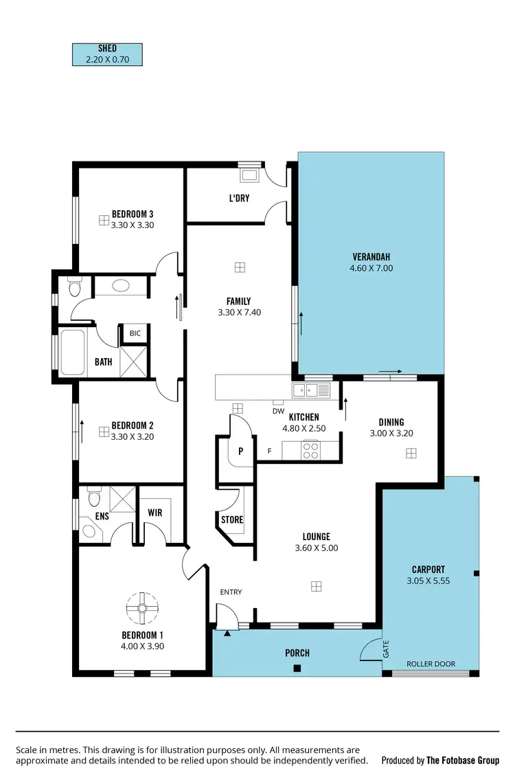 Floorplan of Homely house listing, 53 Pegasus Drive, Woodcroft SA 5162
