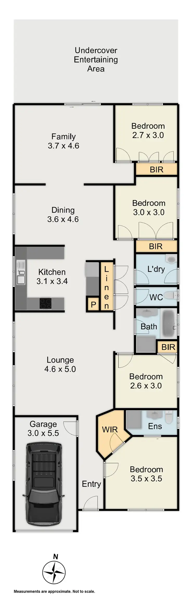 Floorplan of Homely house listing, 13 Pimelea Place, Rooty Hill NSW 2766