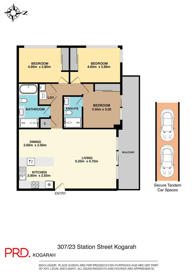 Floorplan of Homely apartment listing, 307/23 Station Street, Kogarah NSW 2217