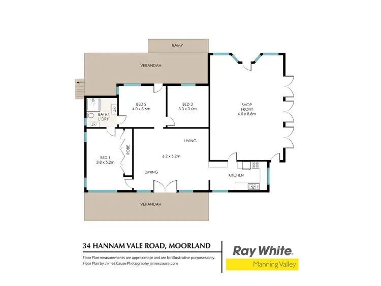 Floorplan of Homely house listing, 34 Hannam Vale Road 'Moorland Cottage', Moorland NSW 2443