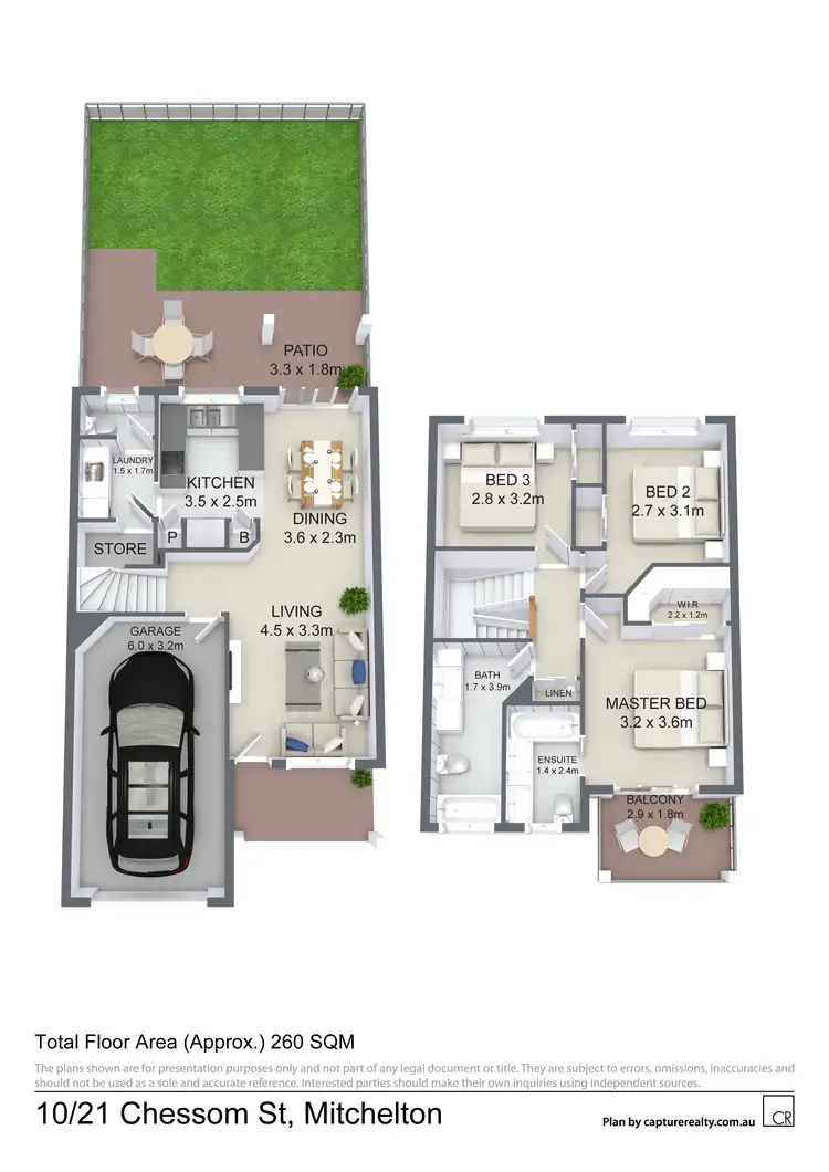 Floorplan of Homely townhouse listing, 10/21 Chessom Street, Mitchelton QLD 4053