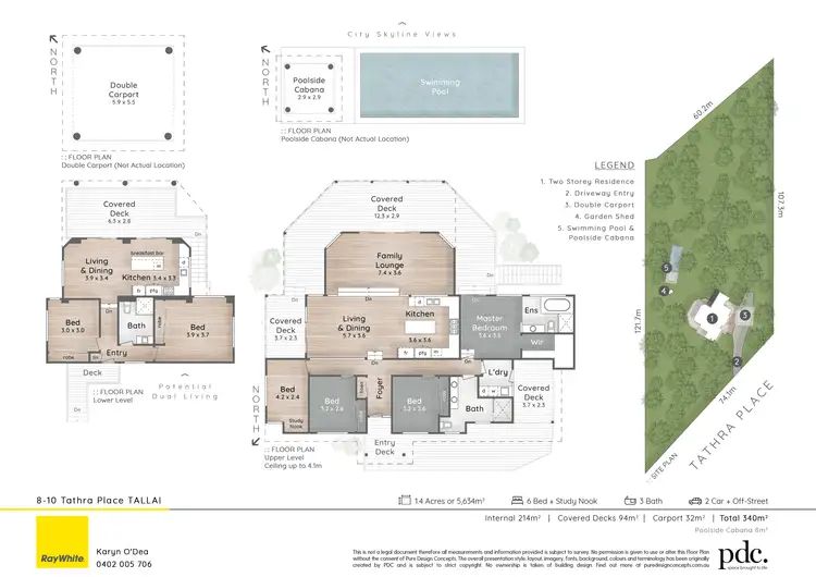 Floorplan of Homely house listing, 8-10 Tathra Place, Tallai QLD 4213