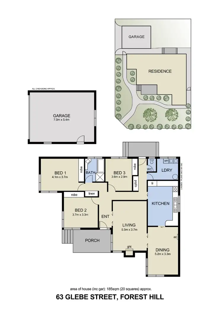Floorplan of Homely house listing, 63 Glebe Street, Forest Hill VIC 3131
