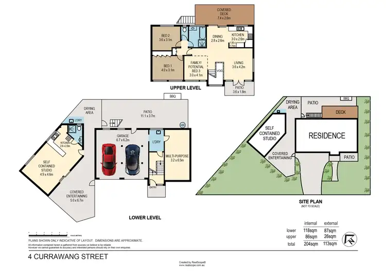 Floorplan of Homely house listing, 4 Currawang Street, The Gap QLD 4061