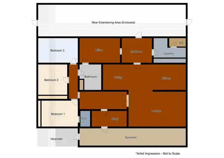 Floorplan of Homely house listing, 18 Monger Street, Grenfell NSW 2810