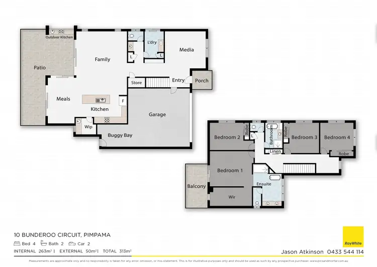 Floorplan of Homely house listing, 10 Bunderoo Circuit, Pimpama QLD 4209