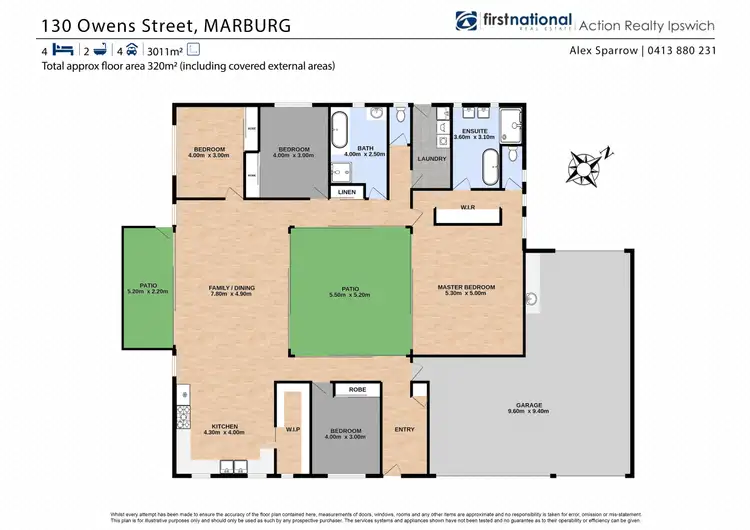 Floorplan of Homely house listing, 130 Owens Street, Marburg QLD 4346
